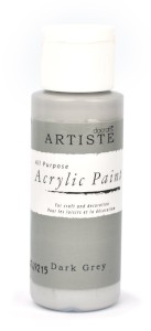 Akrylová barva Artiste, tmavě šedá, 59 ml, DOA763258