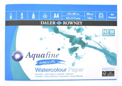 Akvarelový blok Aquafine , A4, 12 l, 300 g