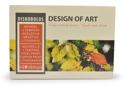 Akvarelový umělecký blok A5, Diskobolos, 230 g, 20 listů