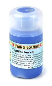 Barva na textil Terno, 20 g, č. 28, tm. modrá