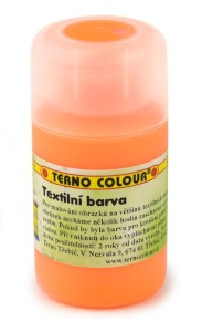 Barva na textil Terno, č. 10, 20 g, neon. oranžová