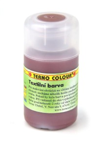 Barva na textil Terno, č. 19, 20 g, červenohnědá