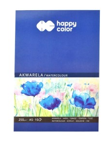 Blok HappyColor Akwarela A5 10l 250g/m2