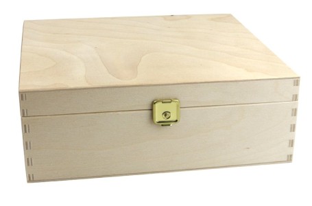 Dřevěná krabička, 6 komor