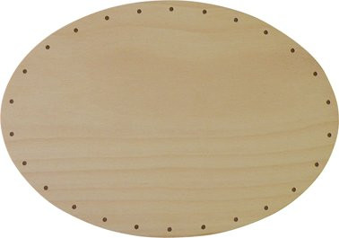 Dřevěné dno na pedig, elipsa, 19 x 27 cm