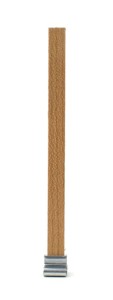Dřevěný knot Wooden wick M, 13,3 x 1,3 cm