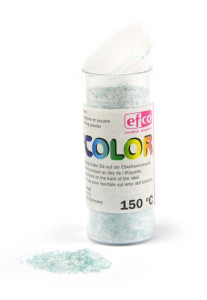 Efcolor smaltovací pudr, glitter, tyrkysový, 10 ml, č. 0345