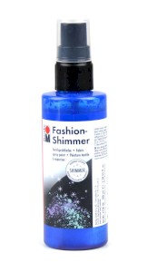 Fashion shimmer, barva na textil č.595, světle modrá