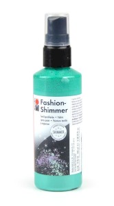 Fashion shimmer, barva na textil č.599, aquamarine