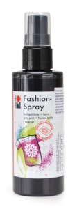 Fashion spray, barva na textil č.073, černá, 100 ml