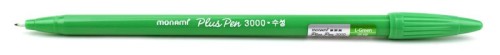 Fine liner Monami plus pen, světle zelená