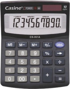 Kalkulačka Casine CS-351A, 10 míst, černá