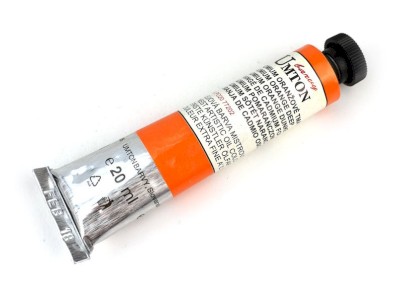 Olejová barva Umton č. 21, 20 ml, kadmium tm. oranžové