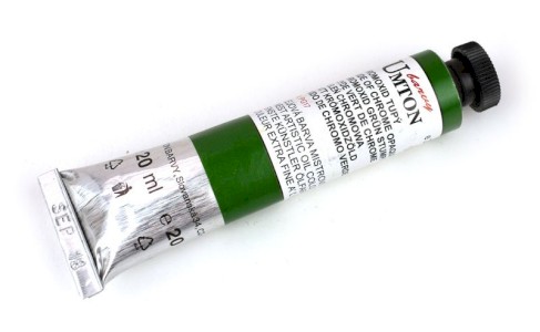 Olejová barva Umton č. 38, 20 ml, chromoxid tupý