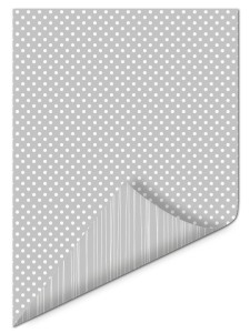 Papír A4, 170 g, puntík/proužek, šedý - oboustranný