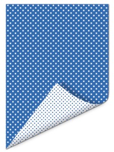 Papír A4, puntík modrý / bílý - oboustranný
