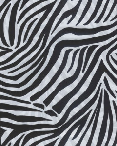 Papír na decopatch, zebra