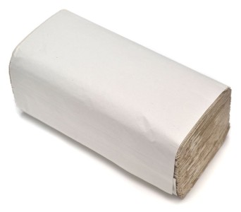 Papírový ručník ZZ, v balení 250 ks, šedý