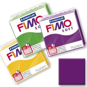 Polymerová hmota Fimo Soft, fialová č. 63
