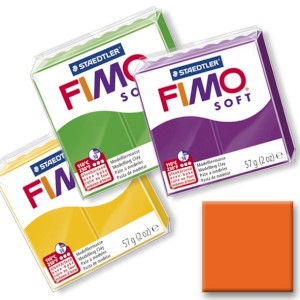 Polymerová hmota Fimo Soft, oranžová č.42