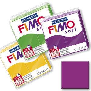 Polymerová hmota Fimo Soft, purpurová č.61