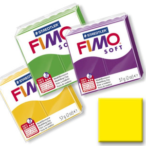 Polymerová hmota Fimo Soft, žlutá č.10