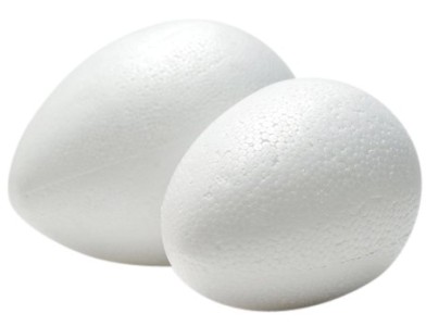 Polystyrenové vejce, 10 cm