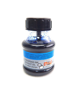 Razítkovací barva, 50 ml, modrá