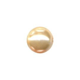Skleněné voskované perle, krémové, 4 mm, balení 72 ks
