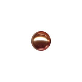 Skleněné voskované perly, bronzové, 8 mm, balení 36 ks