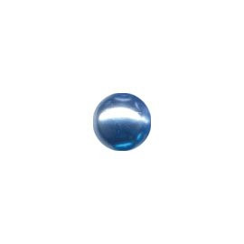 Skleněné voskované perly, sv. modré, 8 mm, balení 36 ks