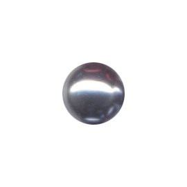 Skleněné voskované perly, sv. šedé, 4 mm, balení 72 ks