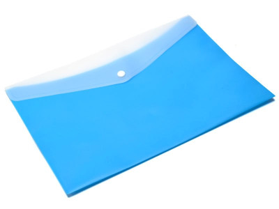 Spisový obal s drukem a kapsou Arches A4, modrý