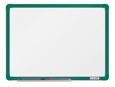 Tabule lakovaná boardOK 180  x 120 cm, rám zelený