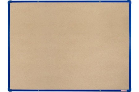 Tabule textil boardOK 120 x 90 cm, rám modrý