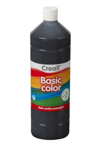 Temperová barva Creall, 1000 ml, černá