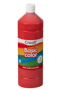Temperová barva Creall, 1000 ml, základní červená