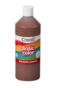 Temperová barva Creall, 500 ml, tmavě hnědá