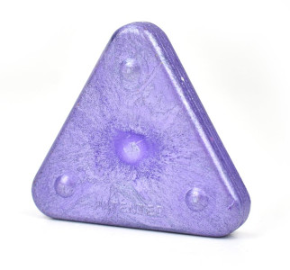 Trojboká voskovka Triangle magic metal, fialová