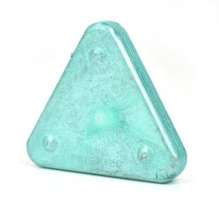 Trojboká voskovka Triangle magic metal, zelená