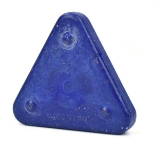 Trojboká voskovka Triangle magic, námoř. modrá
