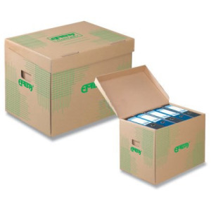 Úložný box 3 H/H, zelený tisk