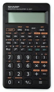 Vědecká kalkulačka Sharp bílá EL-501T-WH