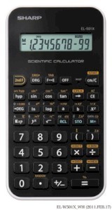Vědecká kalkulačka Sharp EL-501XWH-W