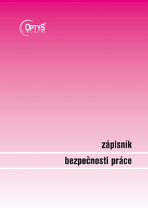 Zápisník bezpečnosti práce A5, 20 listov, Slovensko