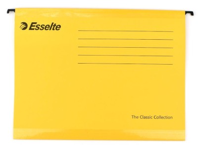 Závěsné desky Esselte Classic - žluté