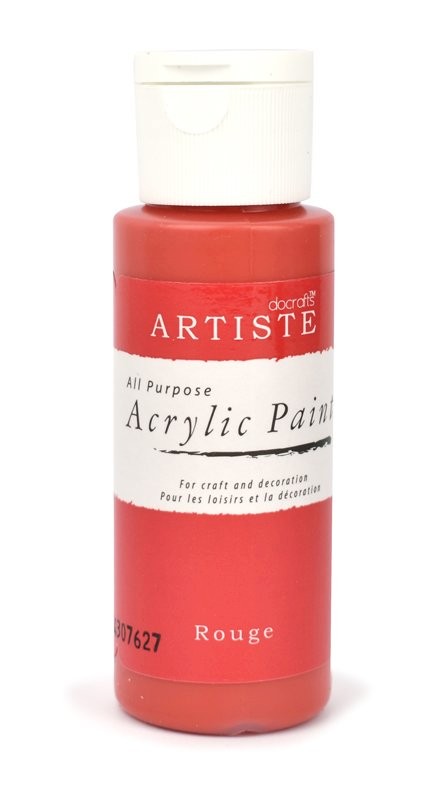 Akrylová barva Artiste, rudá,  59 ml, DOA763210