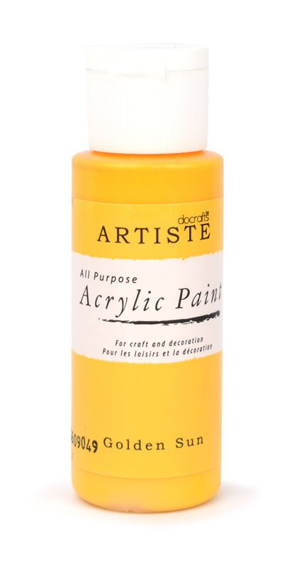 Akrylová barva Artiste, sluneční žlutá, 59 ml, DOA763206