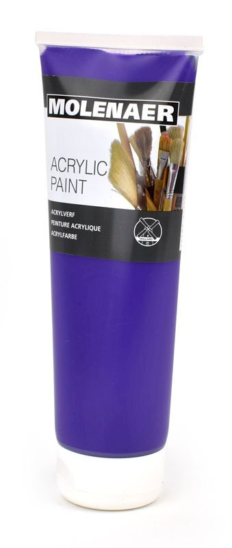 Akrylová barva Molenaer, fialová, 250 ml