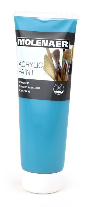Akrylová barva Molenaer, tyrkysová, 250 ml